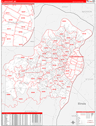 Red Line Map Example